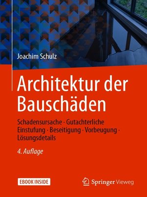 cover image of Architektur der Bauschäden